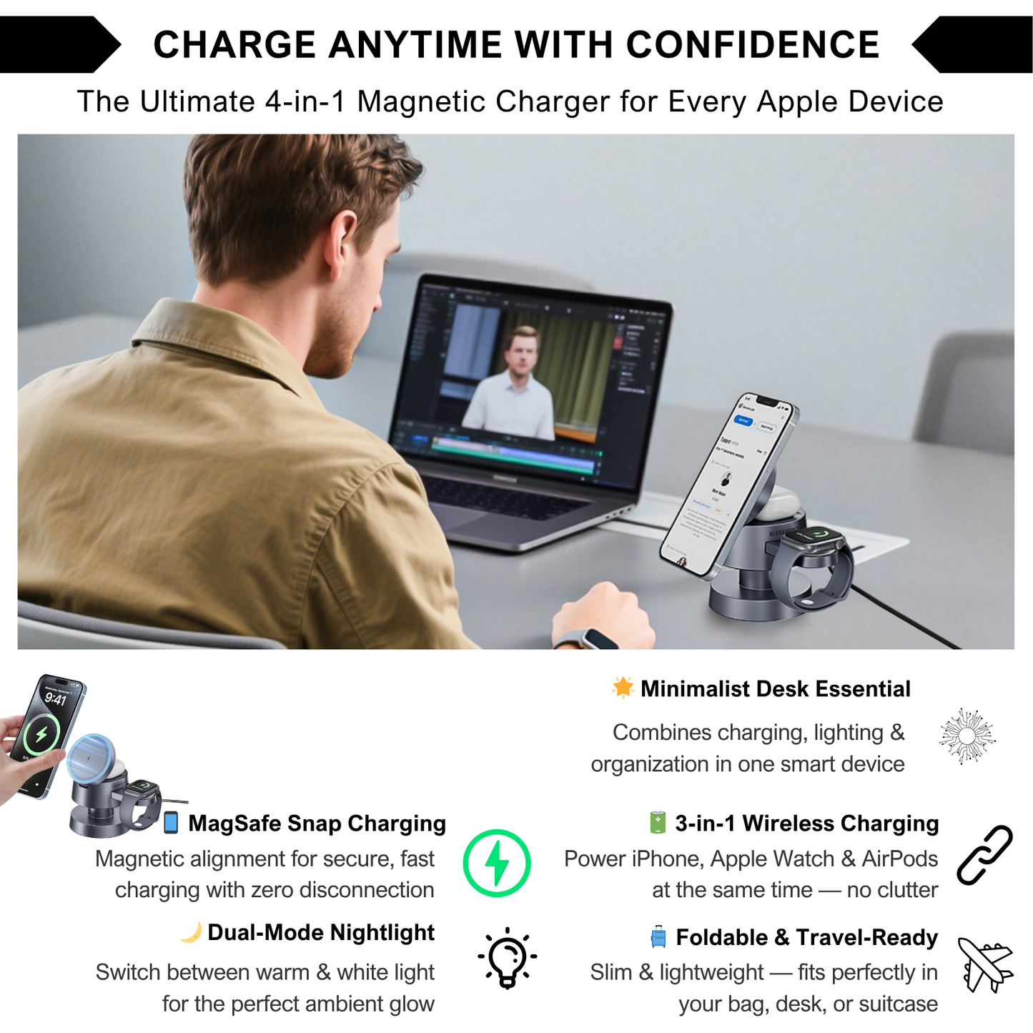 Zyndock™ MagBase 4-in-1